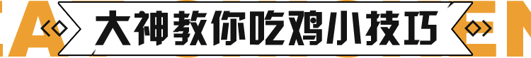 大神教你吃鸡小技巧