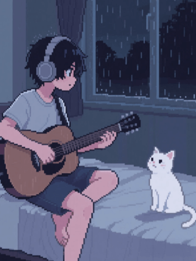 像素风插画